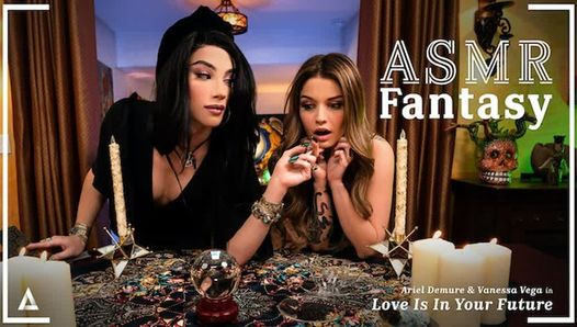 ASMR Fantasy – Trans Fortune Teller Ariel Demure Slides HER FORTUNE Into Satisfied Customer